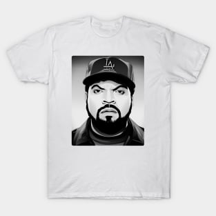 Ice Cube - Black & White T-Shirt